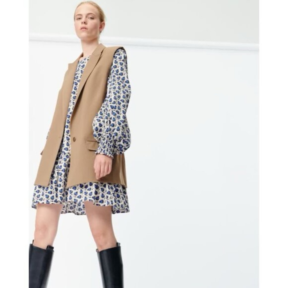 MUNTHE Cut Off Sleeve Blazer